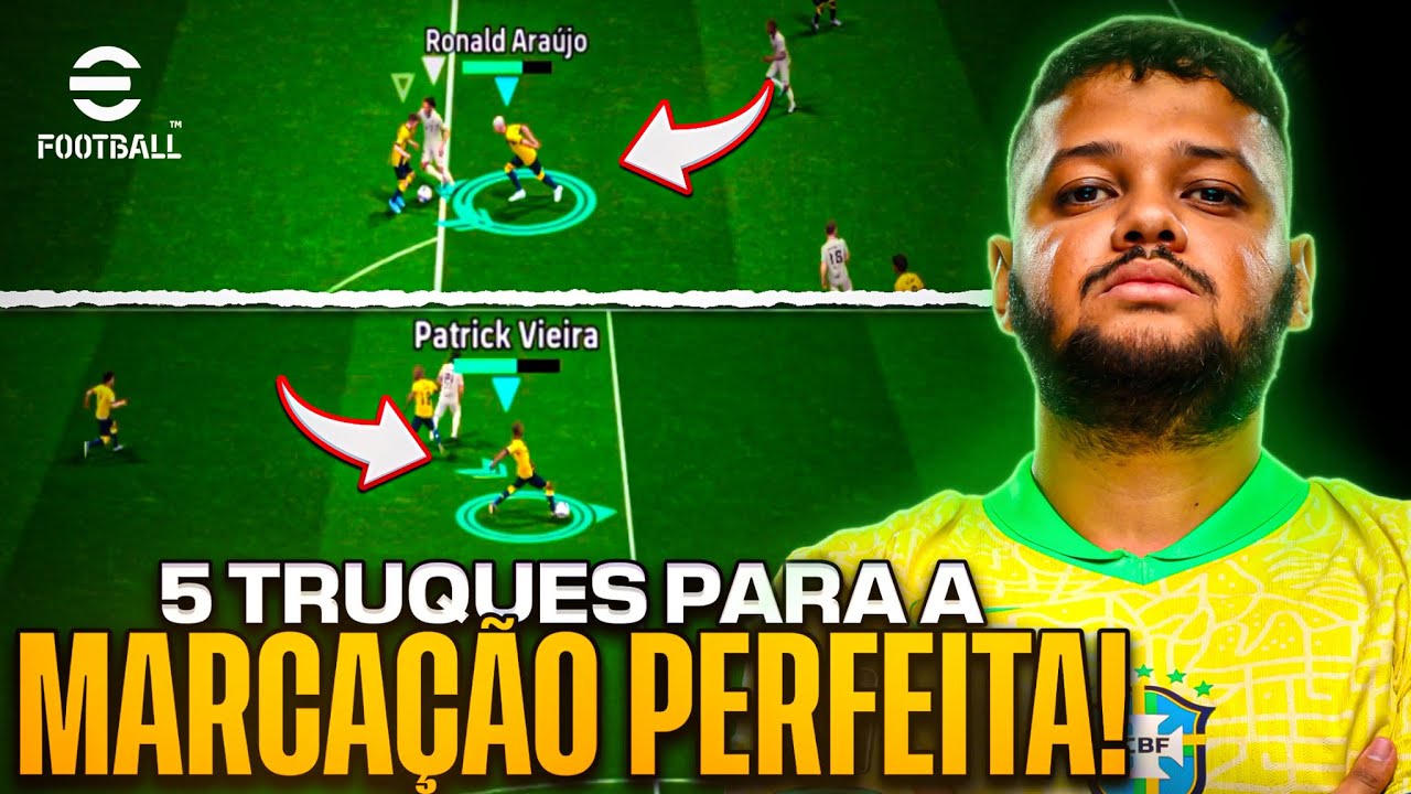 5 TRUQUES para MELHORAR a MARCAÇÃO no Efootball mobile