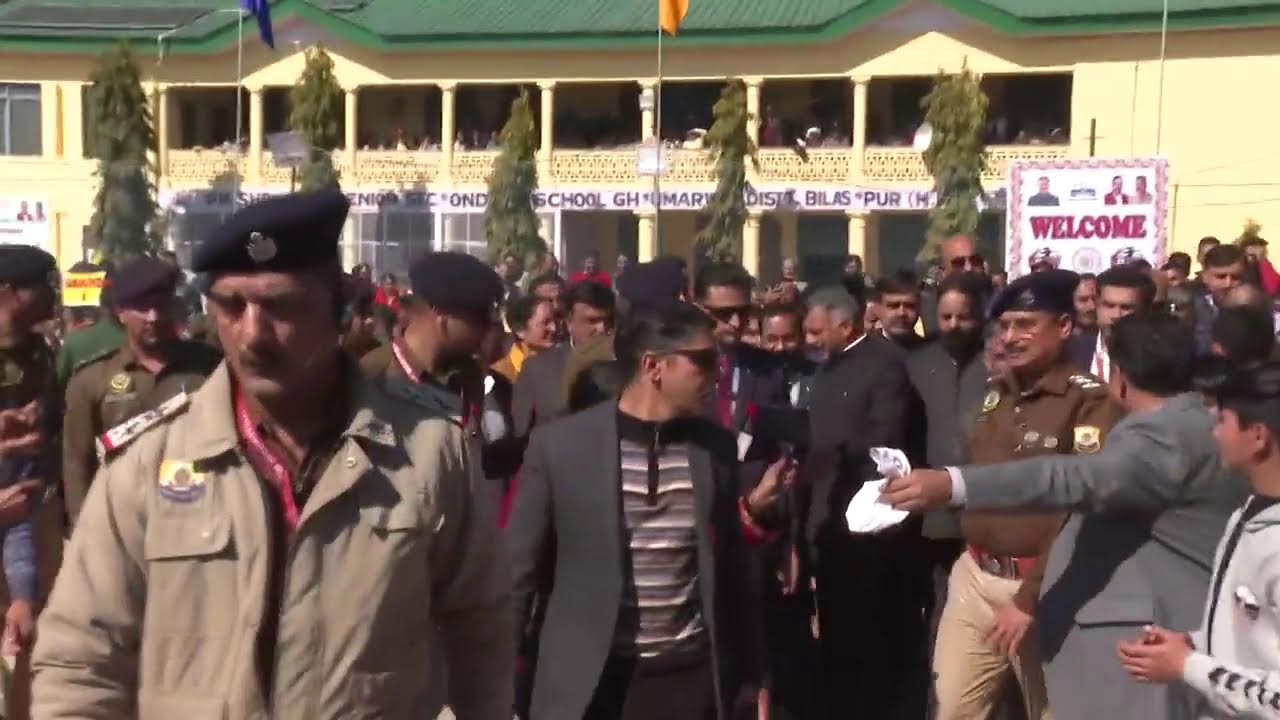घुमारवीं पहुँचने पर भव्य स्वागत