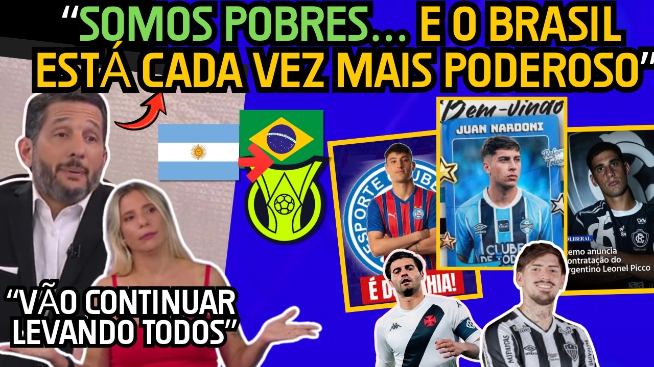 PERDERAM A LINHA! IMPRENSA ARGENTINA DESESPERADA COM TIMES BRASILEIROS LEVANDO DESTAQUE DA ARGENTINA