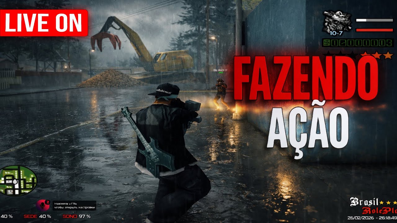 LIVE ON ! AÇÃO NO BRASIL ROLEPLAY