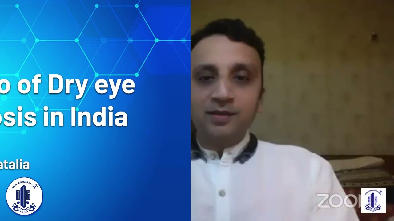 Current Scenario of Dry eye disease diagnosis in India  - Dr  Himanshu Matalia