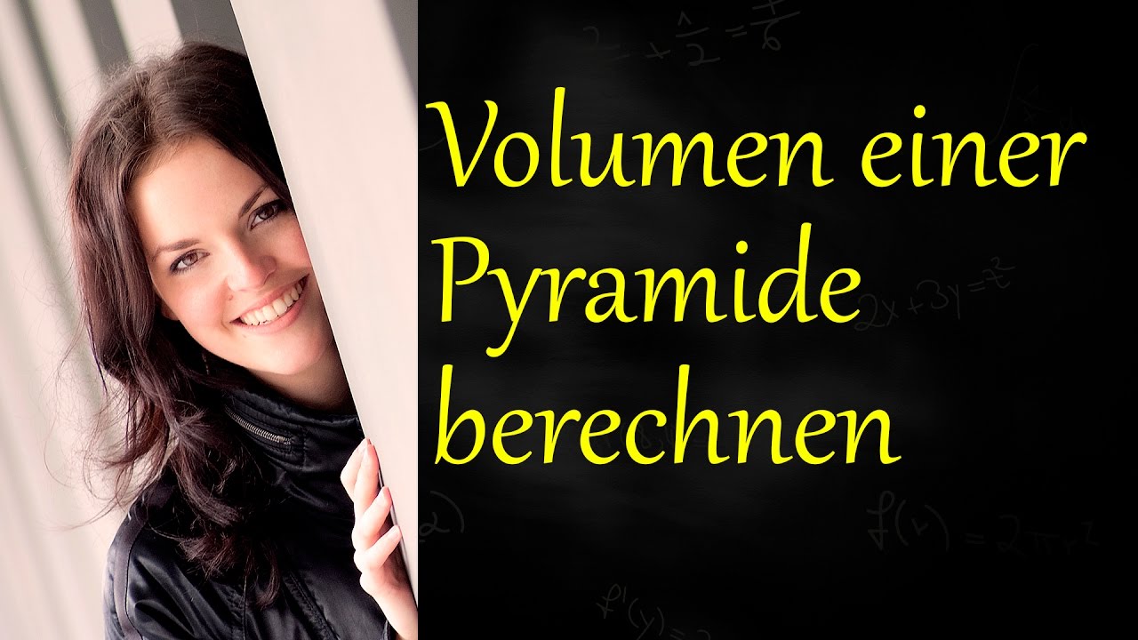 Volumen einer Pyramide berechnen, Vektoren