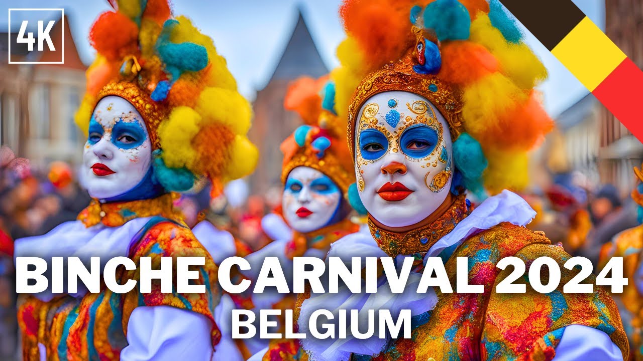 Binche Carnival 2024 - Opening Day | Binche, Belgium - 4K