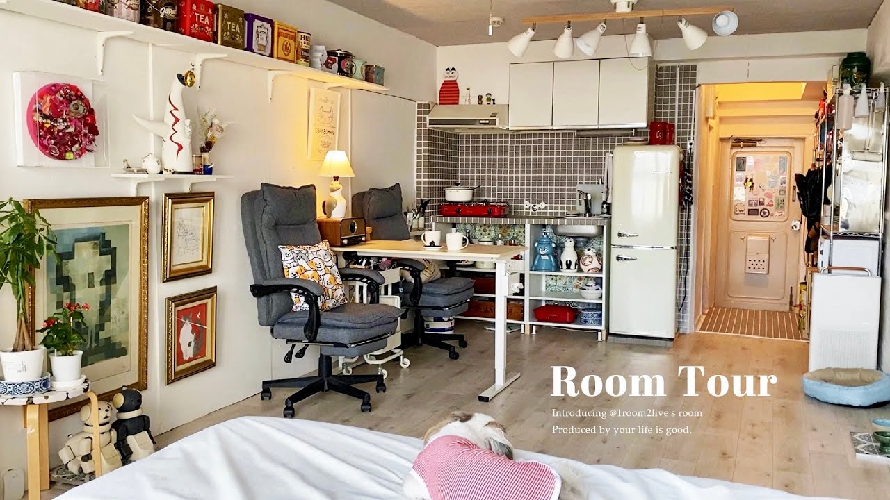 [Room tour] To live together｜Small but stylish living│DIY Interior