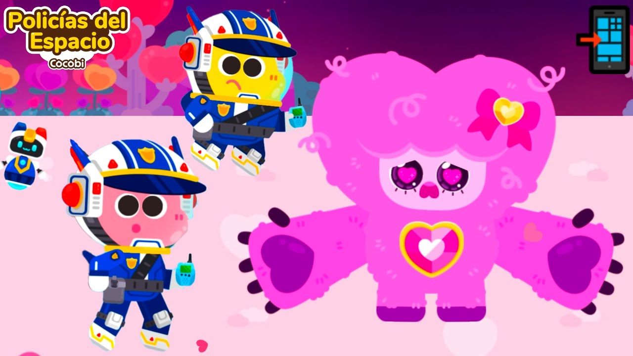Ayudamos a MAMA alienígena y atrapamos a los MALOS 📲 APP Policías del espacio Cocobi
