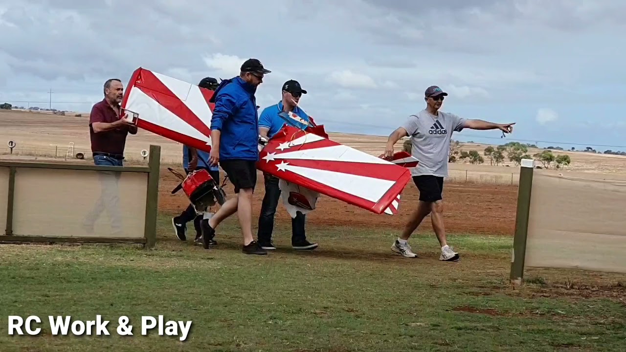 Big 1/3 scale RC plane crash!