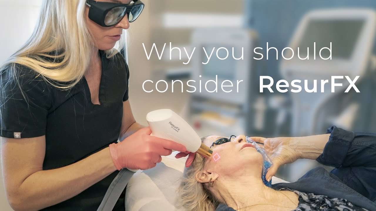 Лазерная шлифовка лица с ResurFX в салоне Aesthetic Lounge в Ньюпорт-Бич