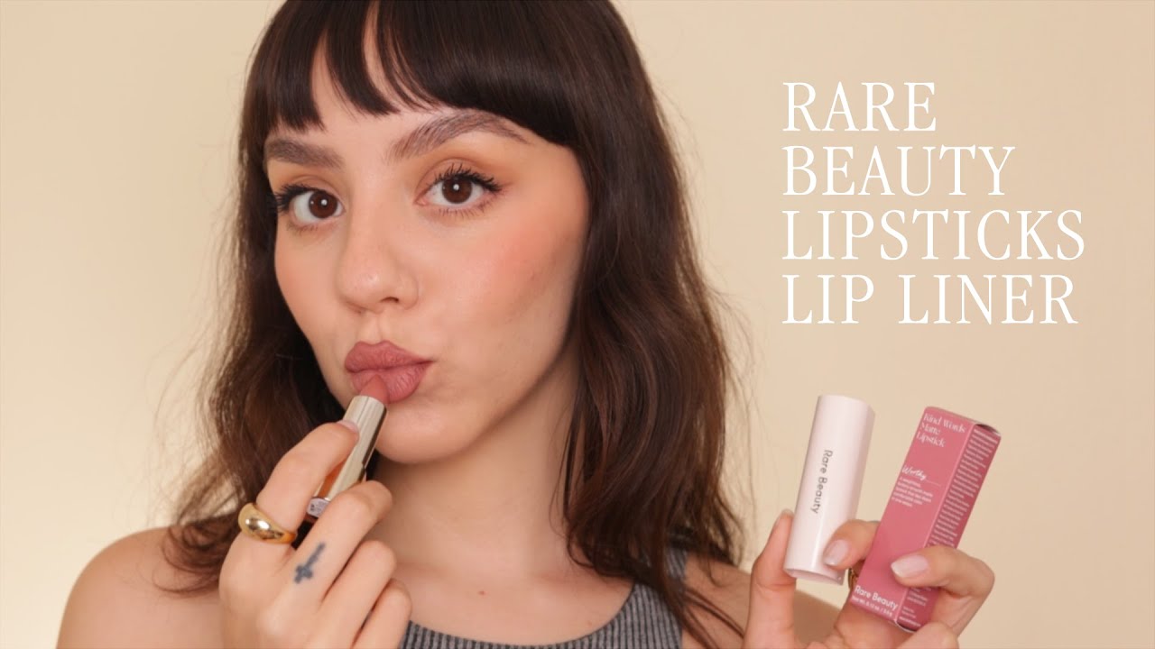Rare Beauty Kind Words Matte Lipsticks + Lip Liner First Impressions