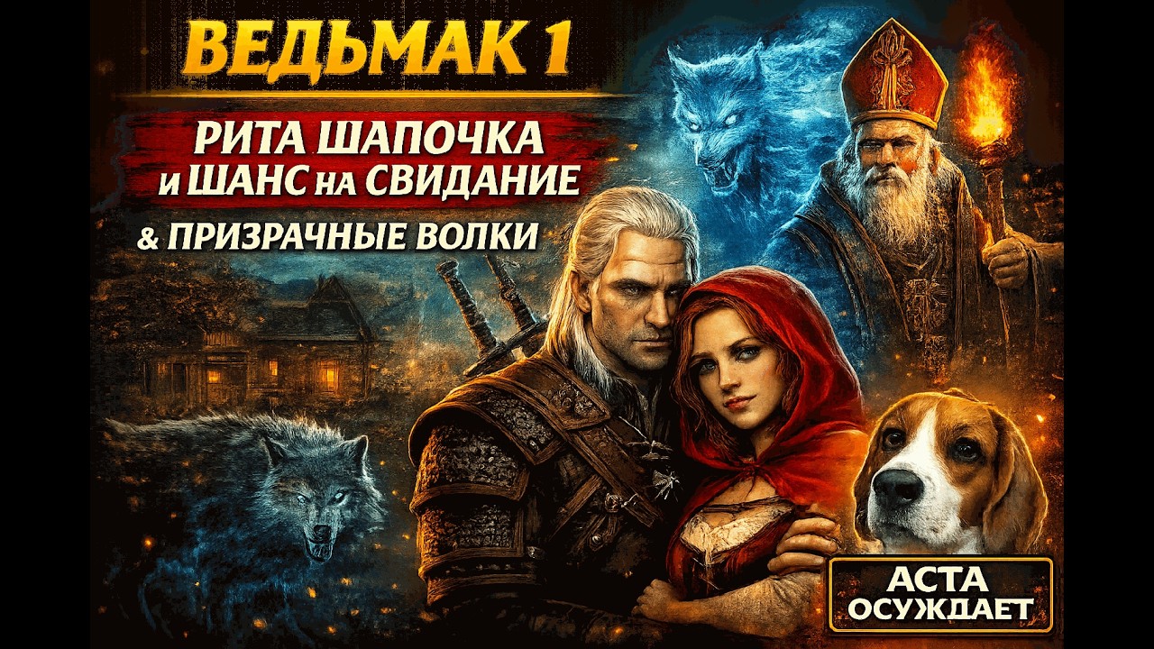 Чуть не умер от гуля, но свидание важнее 🤣 #ведьмак #прохождение #игры