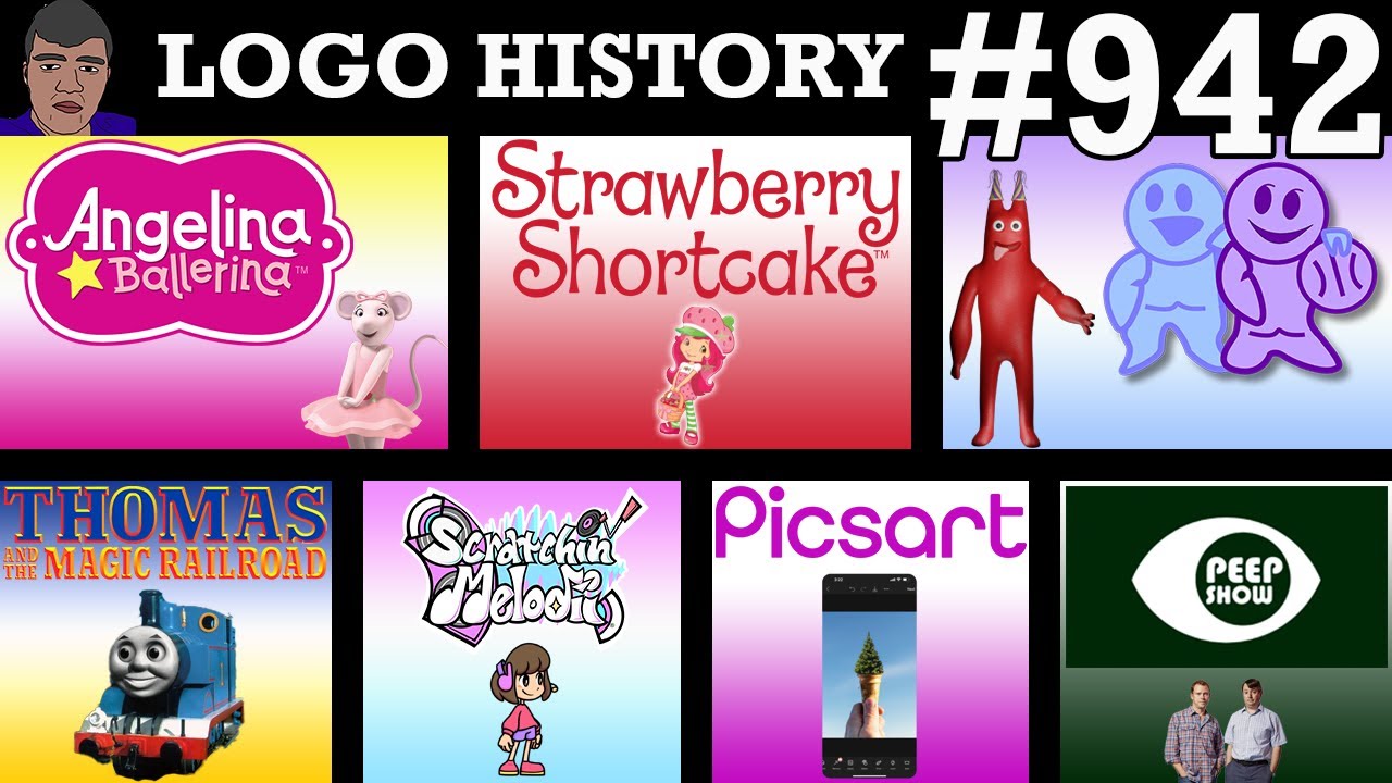 LOGO HISTORY #942 - Picsart, Angelina Ballerina, Strawberry Shortcake & More...