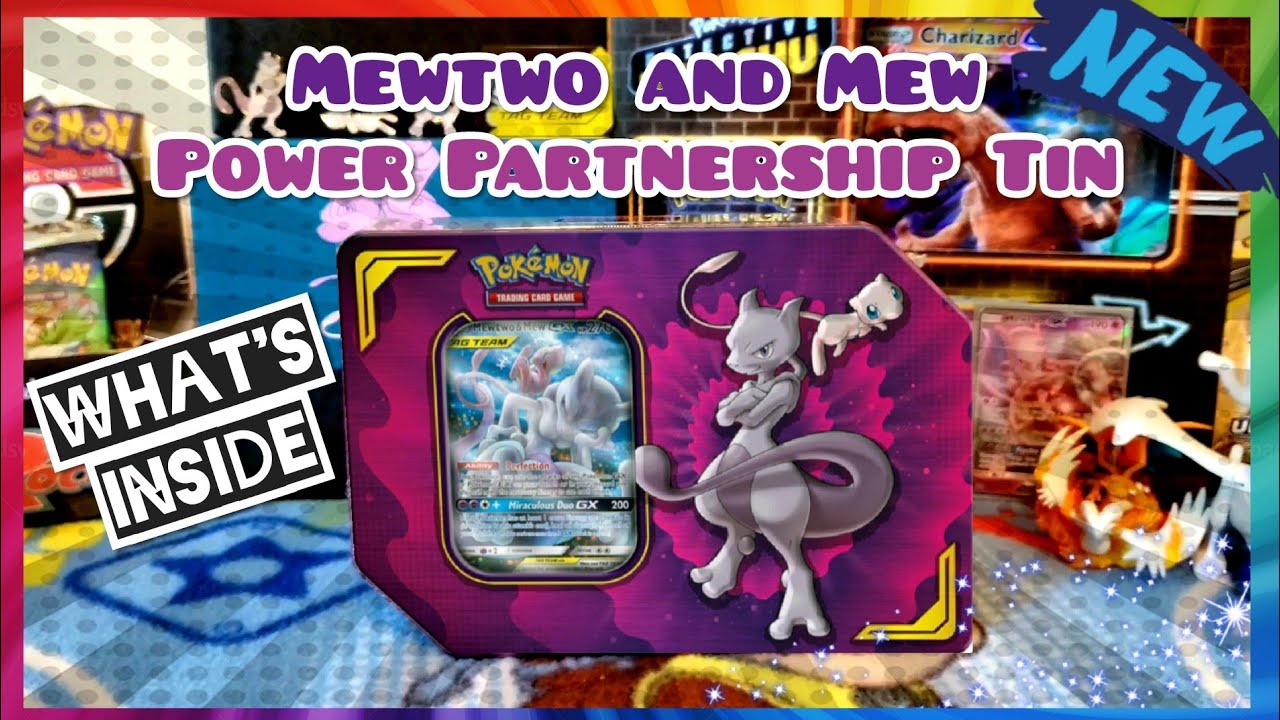 Mewtwo and Mew Power Partnership Tin! How Good are These Tins?