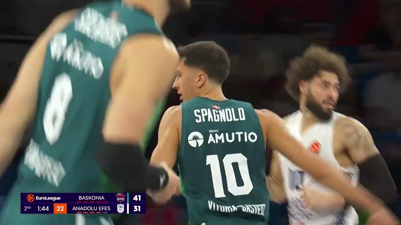 MVP | Matteo Spagnolo vs Dubai Basketball | 19 puntos - 6 assist- 28 VAL y Career High