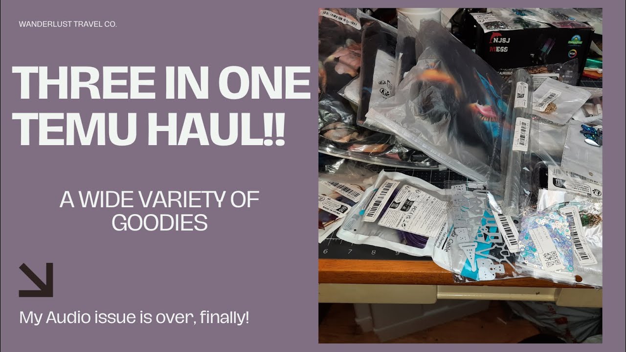 Three In One Temu Haul!!