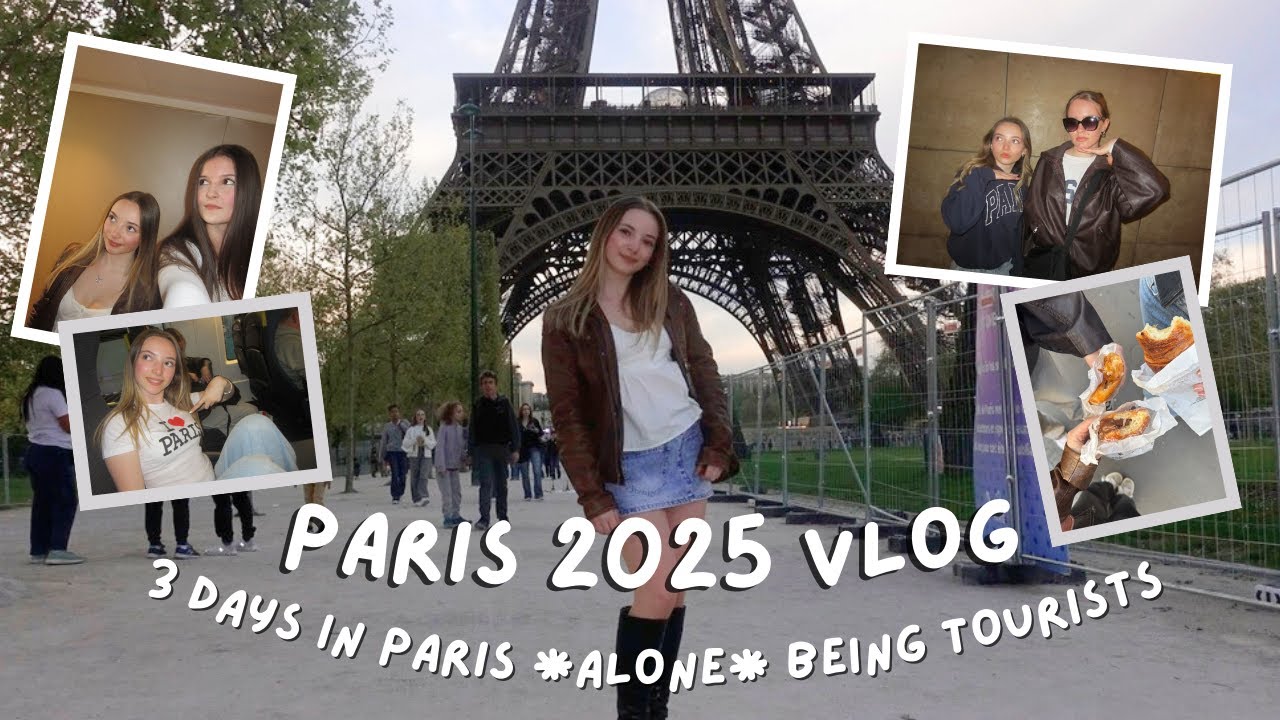 PARIS VLOG 2025 **three days being tourists with no parents**