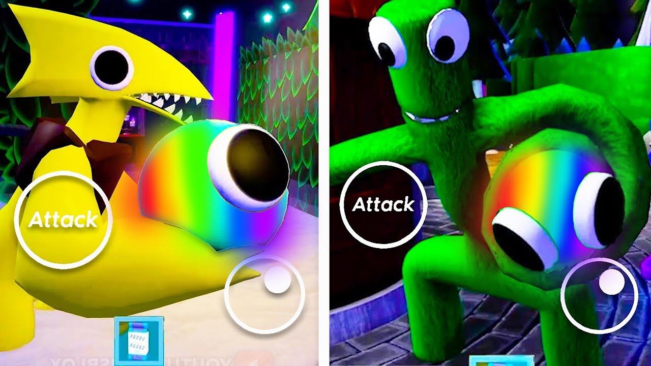 Playing As Cyan, Orange And Purple Lookies In ONE GAME In Rainbow Friends Chapter 2 Full Gameplay