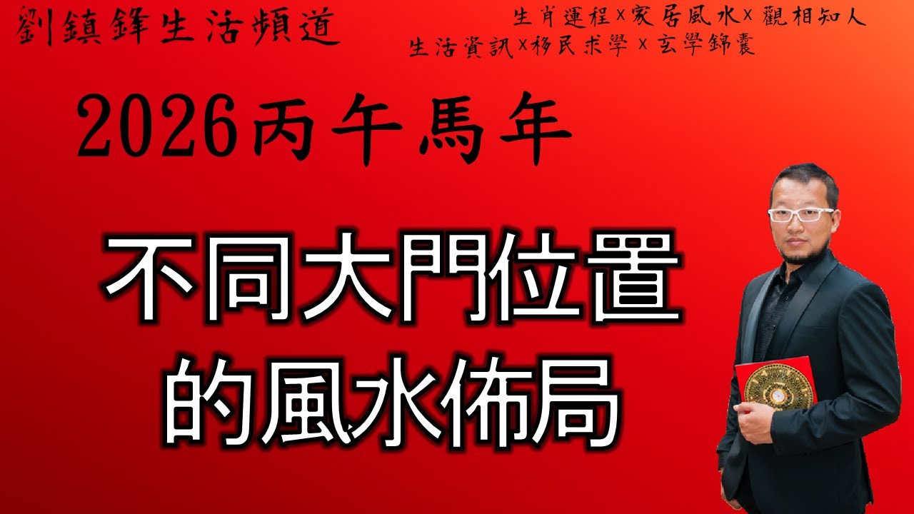 2026年 大門位置風水佈局 | 大門在不同位置 家居風水佈局 | 劉鎮鋒生活頻道