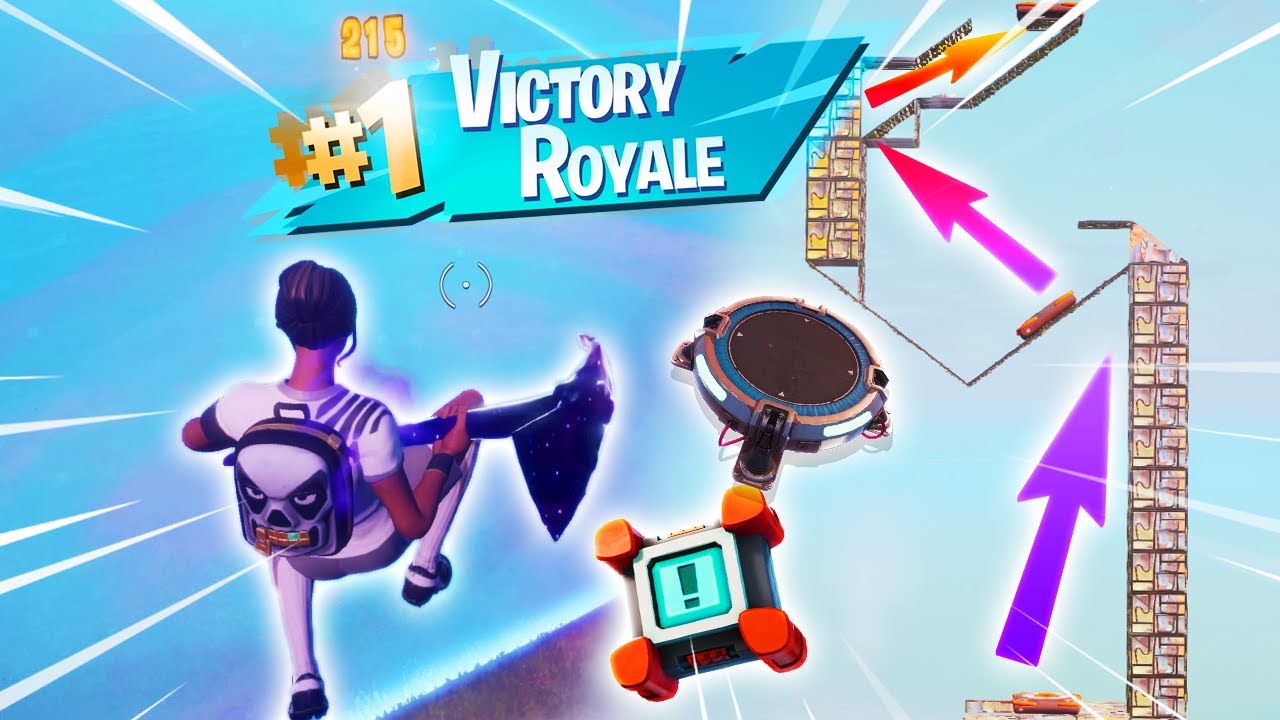 how to BUILD *5* Unique JUNGLE GYM Trickshots... (Fortnite Tutorial)