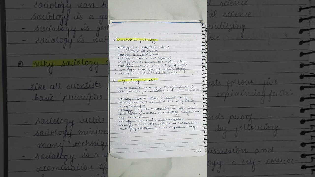 Introduction of Sociology | Sociology | Law Guide | #notes #sociology #shorts #lawstudent