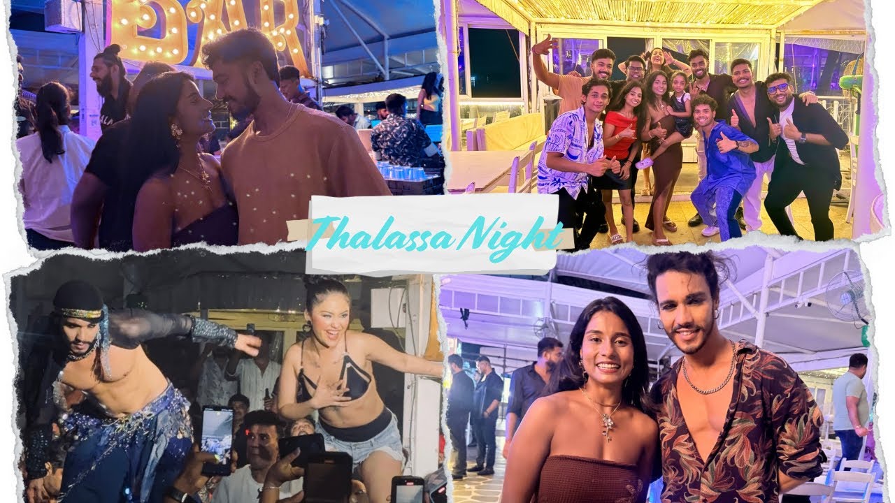 Goa Episode 3- Bachelorette at the famous  Thalassa  #goa #thalassa 
