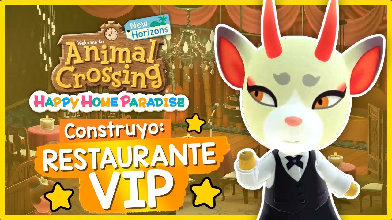 EL RESTAURANTE VIP (AMPLIACIÓN)! ANIMAL CROSSING NEW HORIZONS HAPPY HOME PARADISE #33