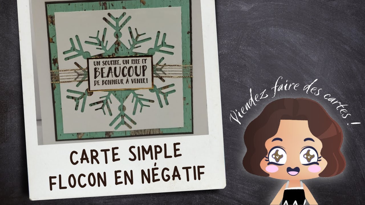 Atelier Kit Catalogues 04/12/25 : Carte simple 4/4 - Flocon en négatif