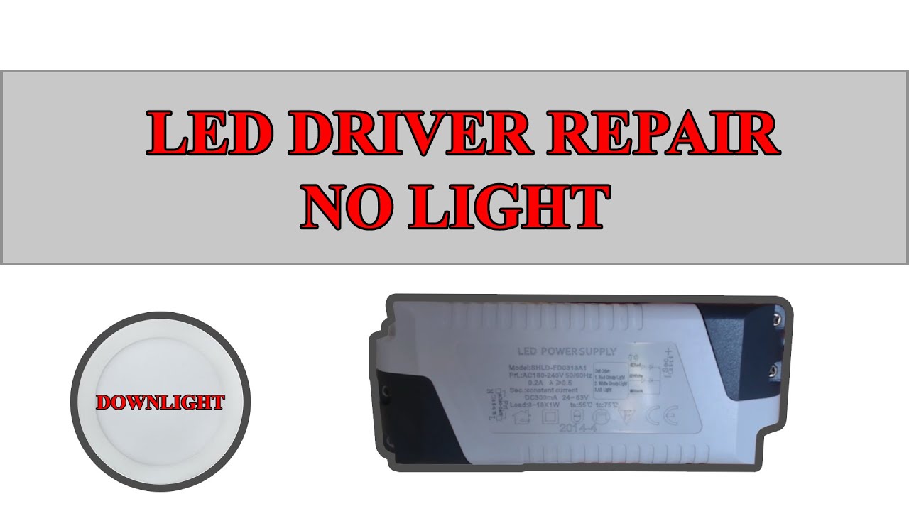 Repair LED Driver Power Supply 18 watt | Downlight | No Light #3