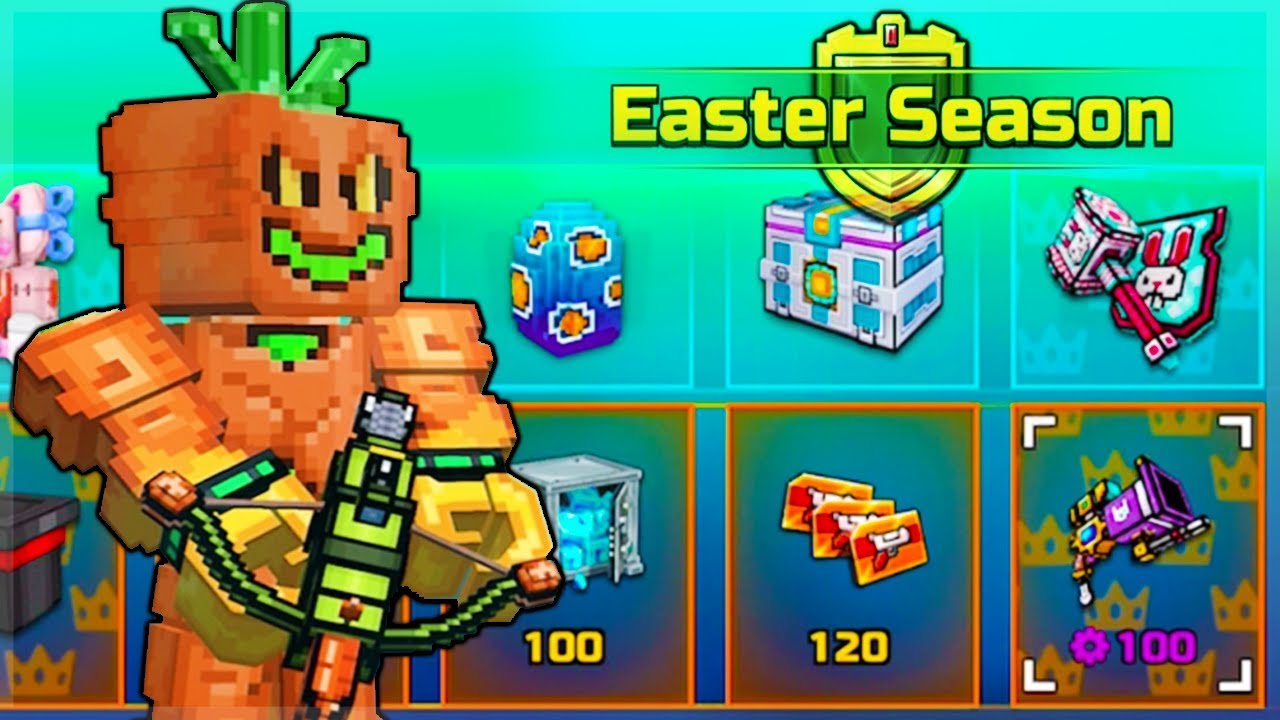 NEW EASTER BATTLE PASS & EGG COLORANT REVIEW! | Pixel Gun 3D