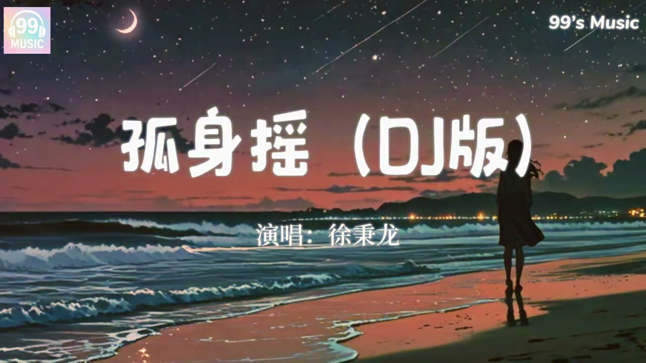 孤身摇Alone（抖音DJ版）- 徐秉龙 【我总是一个人 从午夜到清晨】『动态歌词』
