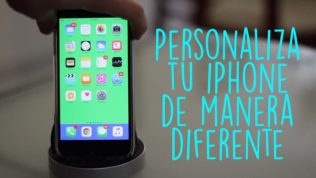 Personaliza tu iPhone sin Instalar Nada