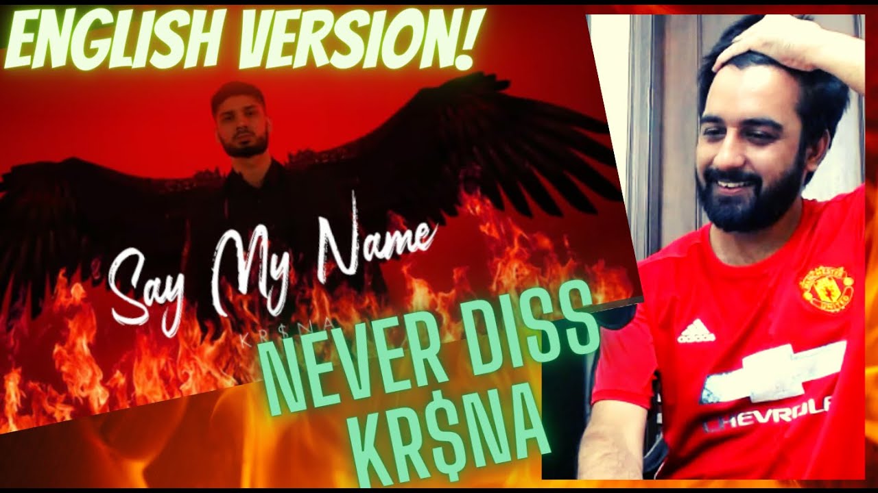 #KatReactTrain Breakdowns KR$NA - SAY MY NAME | KALAMKAAR | Krsna Say My Name Reaction | #English