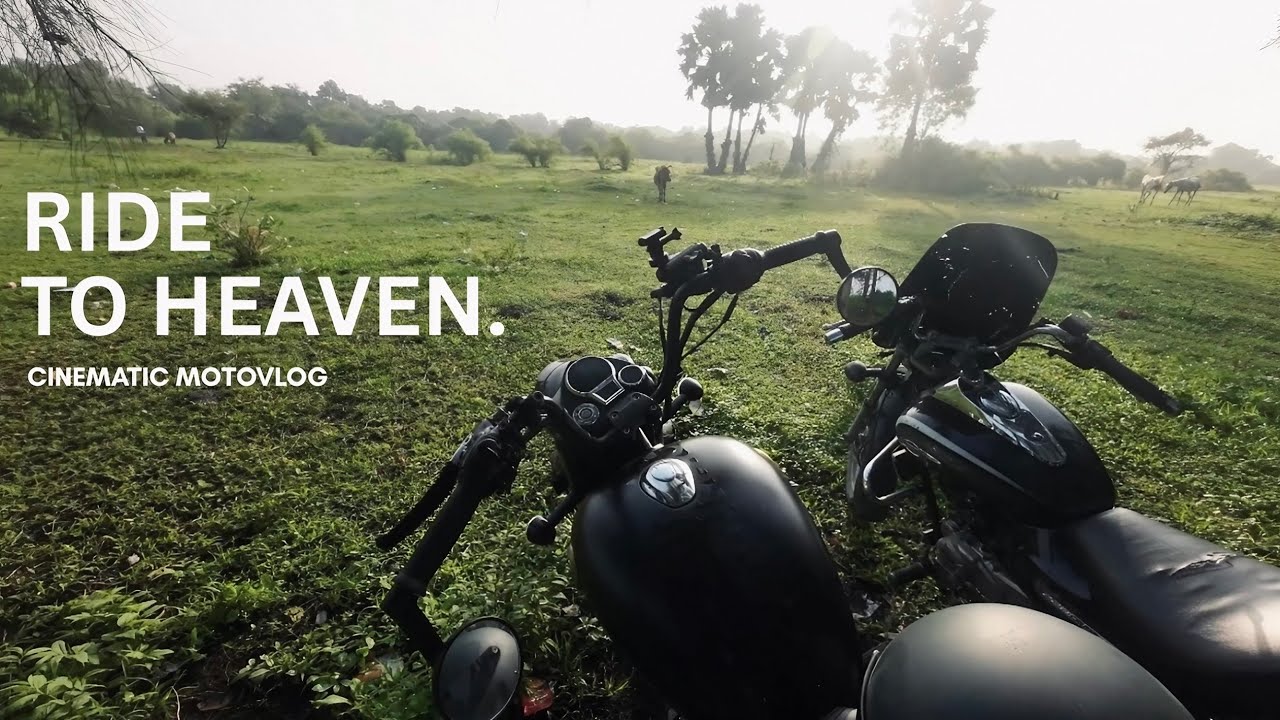 RIDE TO HEAVEN | Cinematic Morning MotoVlog | Royal Enfield Goan Classic 350 | Peaceful Ride 🌿