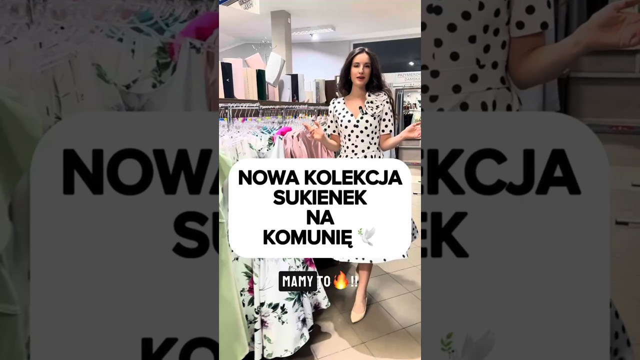 Po te modele sukienek na Komunię przyjeżdżają Mamy z Małopolski i Śląska #akmoda #śląsk #wesele2026