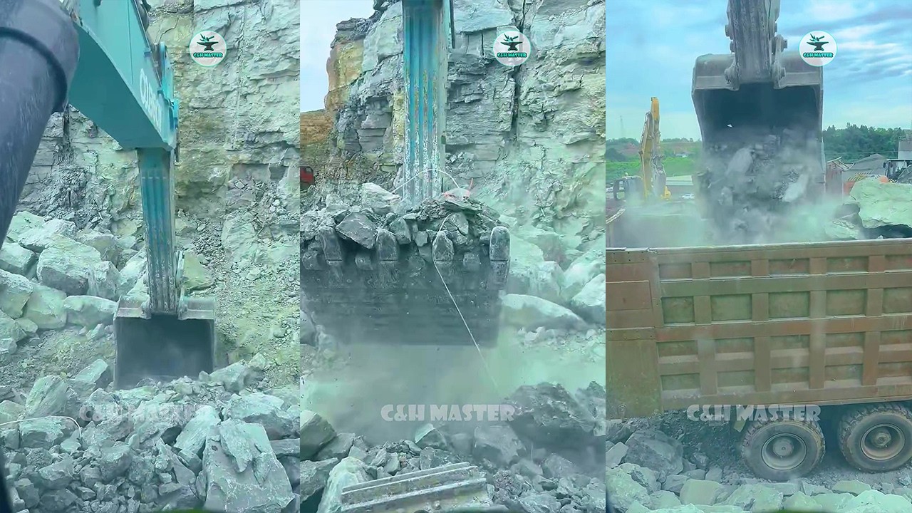 The Process Of Soil Excavation And Transportation P1515