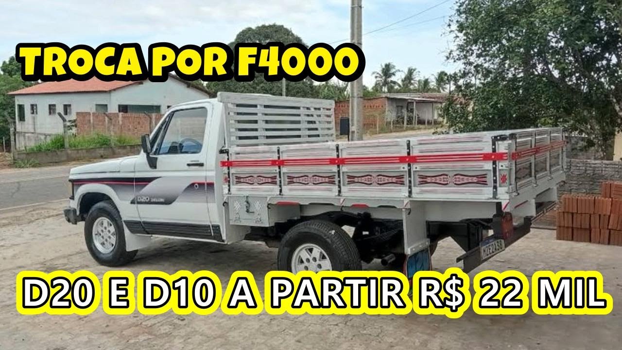 D20 E D10 A VENDA 8 CAMINHONETES NO NORDESTE FINAL DE JANEIRO 2026 NO VÍDEO TEM TODOS OS DETALHES