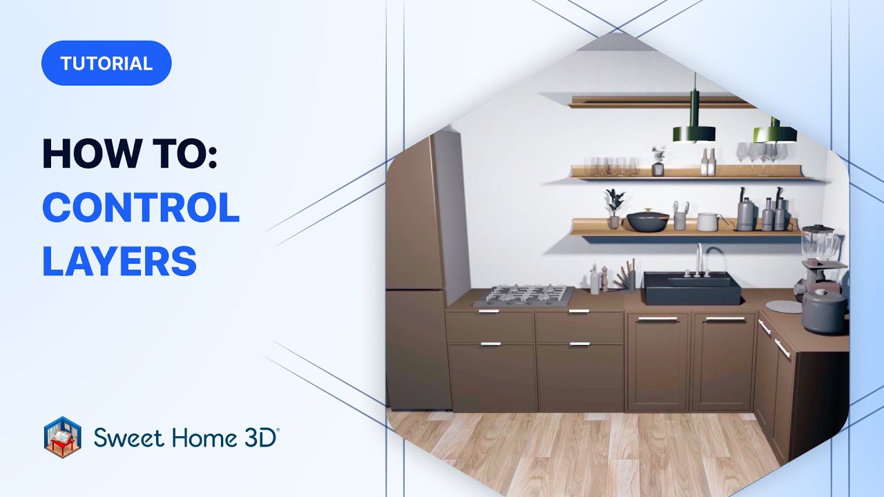 Sweet Home 3D Tutorial - How to control layers