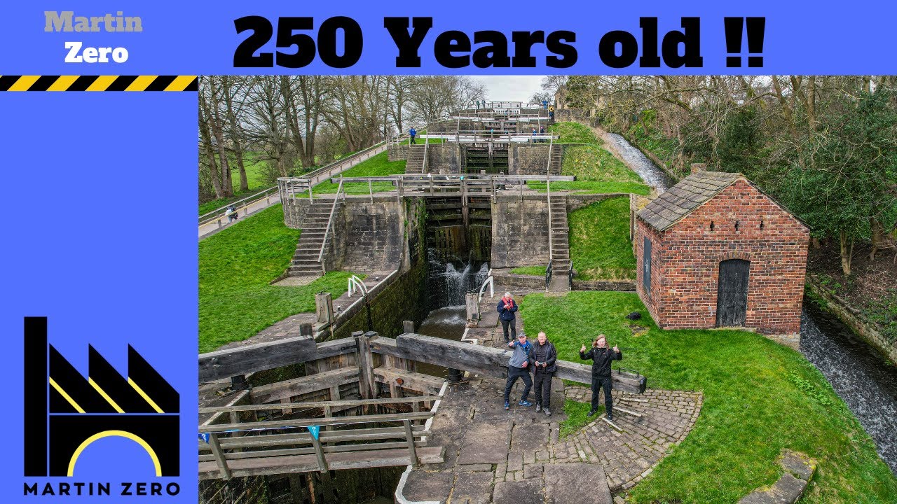 Bingley 5 rise Locks. 250 years old