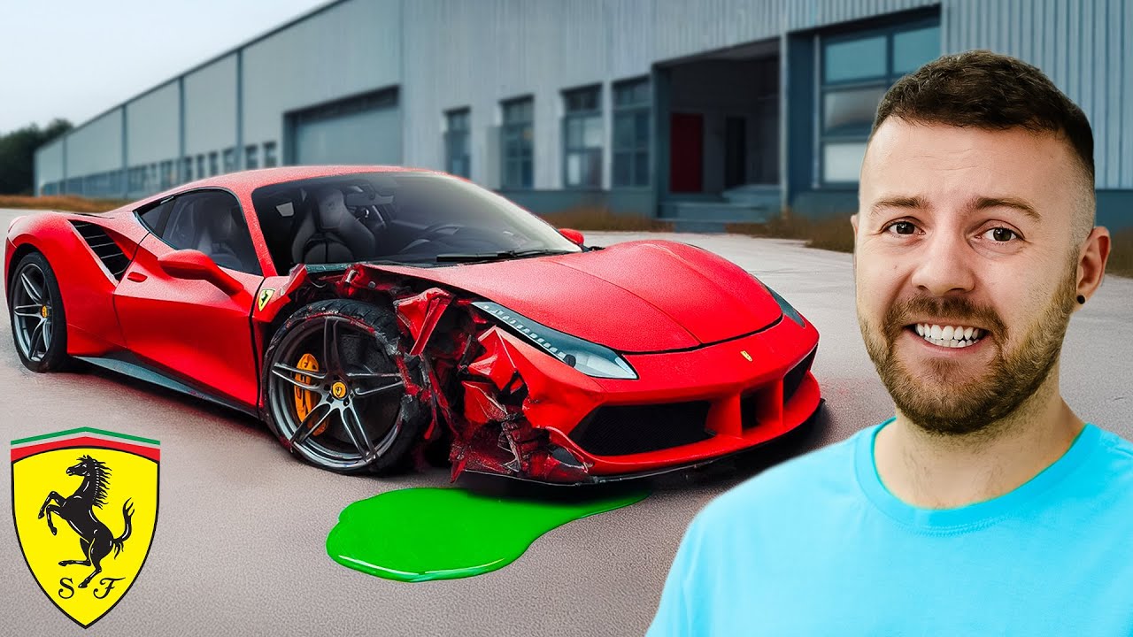 REBUILDING THE WRECKED FERRARI 488 I BOUGHT FOR 50% OFF