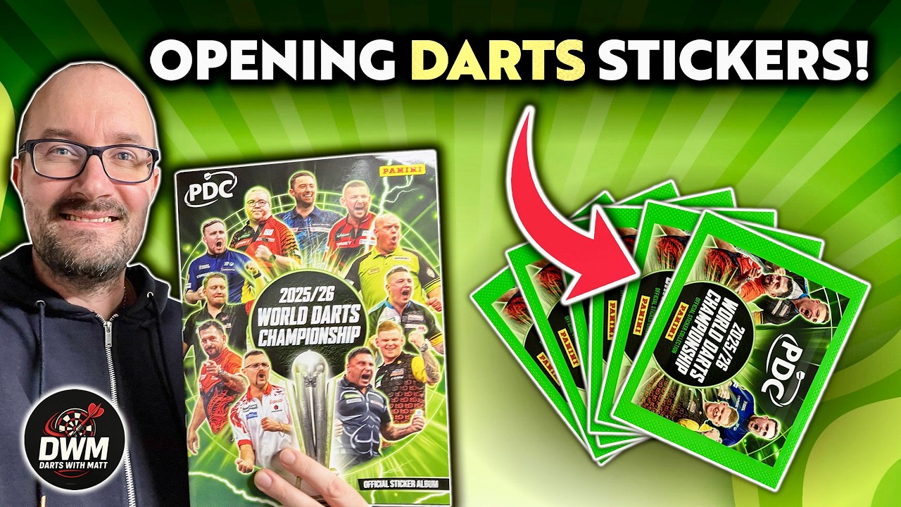 НОВАЯ коллекция наклеек Panini PDC World Darts Championship: ПЕРВЫЙ ВЗГЛЯД!! #Darts 🎯