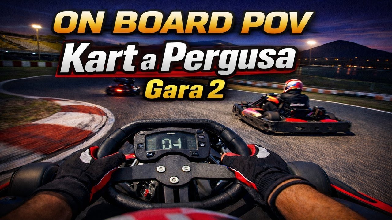 ON BOARD POV | Kart a Pergusa – Gara 2