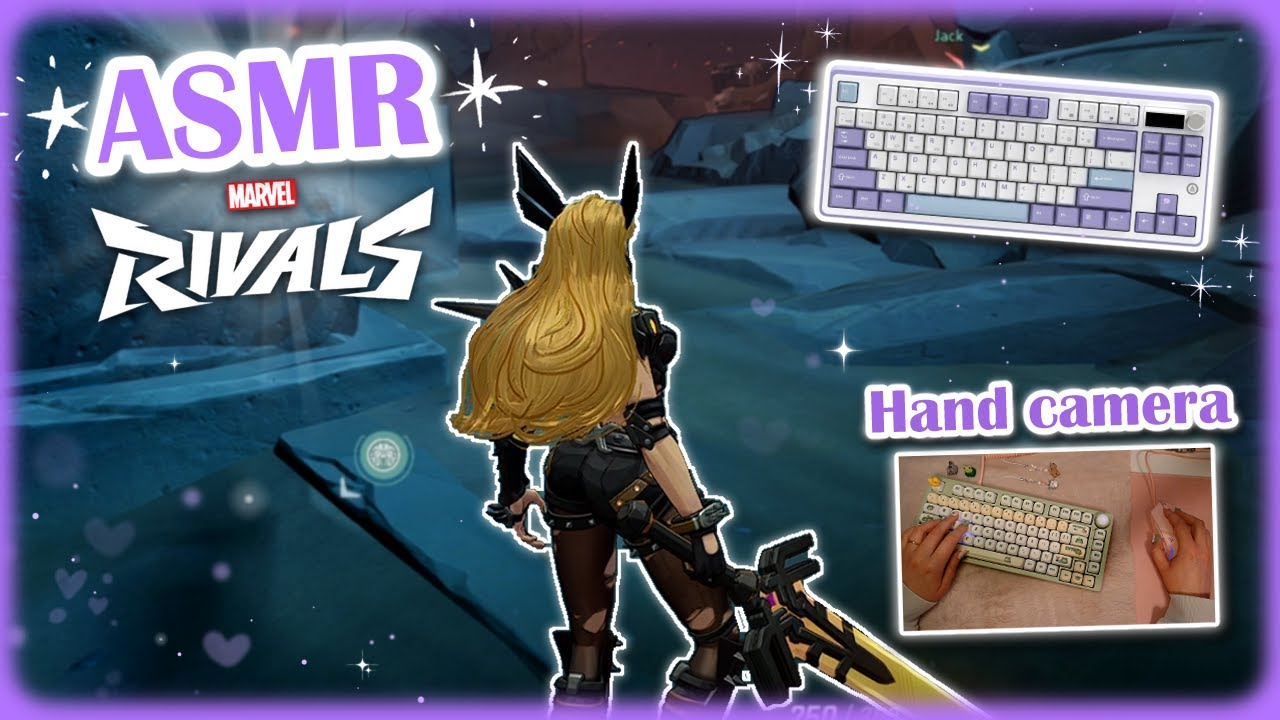 ASMR Marvel Rivals ♡ – Whispered Rambles  💜 + Creamy Keyboard Sounds for Relaxation 💤