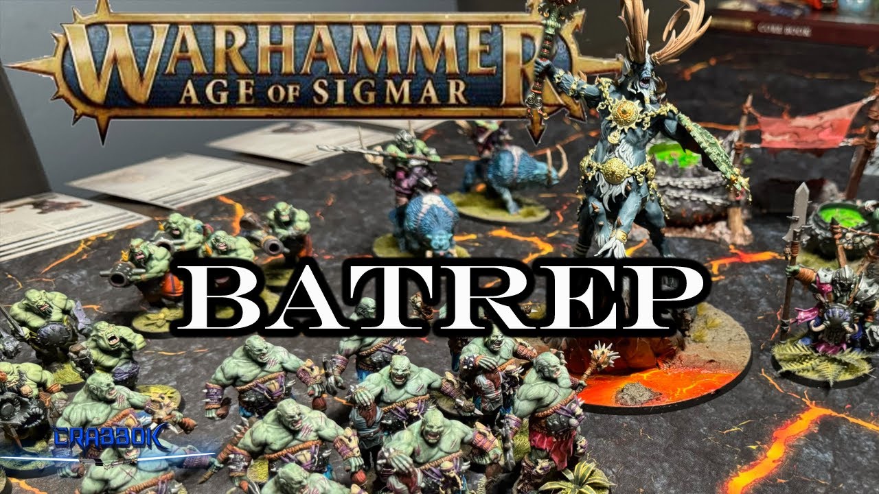 Warhammer Age of Sigmar 4th Edition- Battle Report - Ogor Mawtribes vs Stormcast Eternals! First