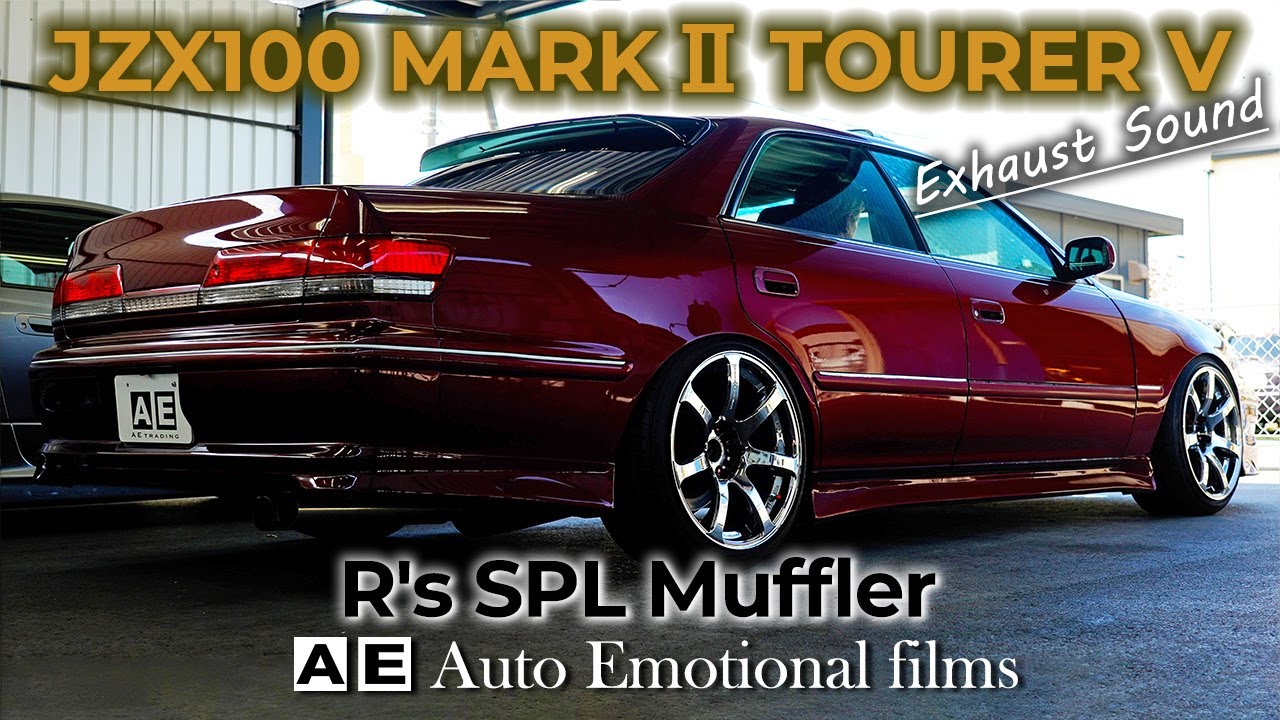 [JZX100 MARK2 Tourer-V Exhaust Sound ] R's SPL 60φ→76.3φ Full Dual Muffler | マーク2 ツアラーV 1JZ-GTE | 4K