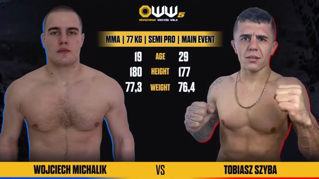 OWW 5 Wojciech Michalik vs Tobiasz Szyba MMA, 77 kg