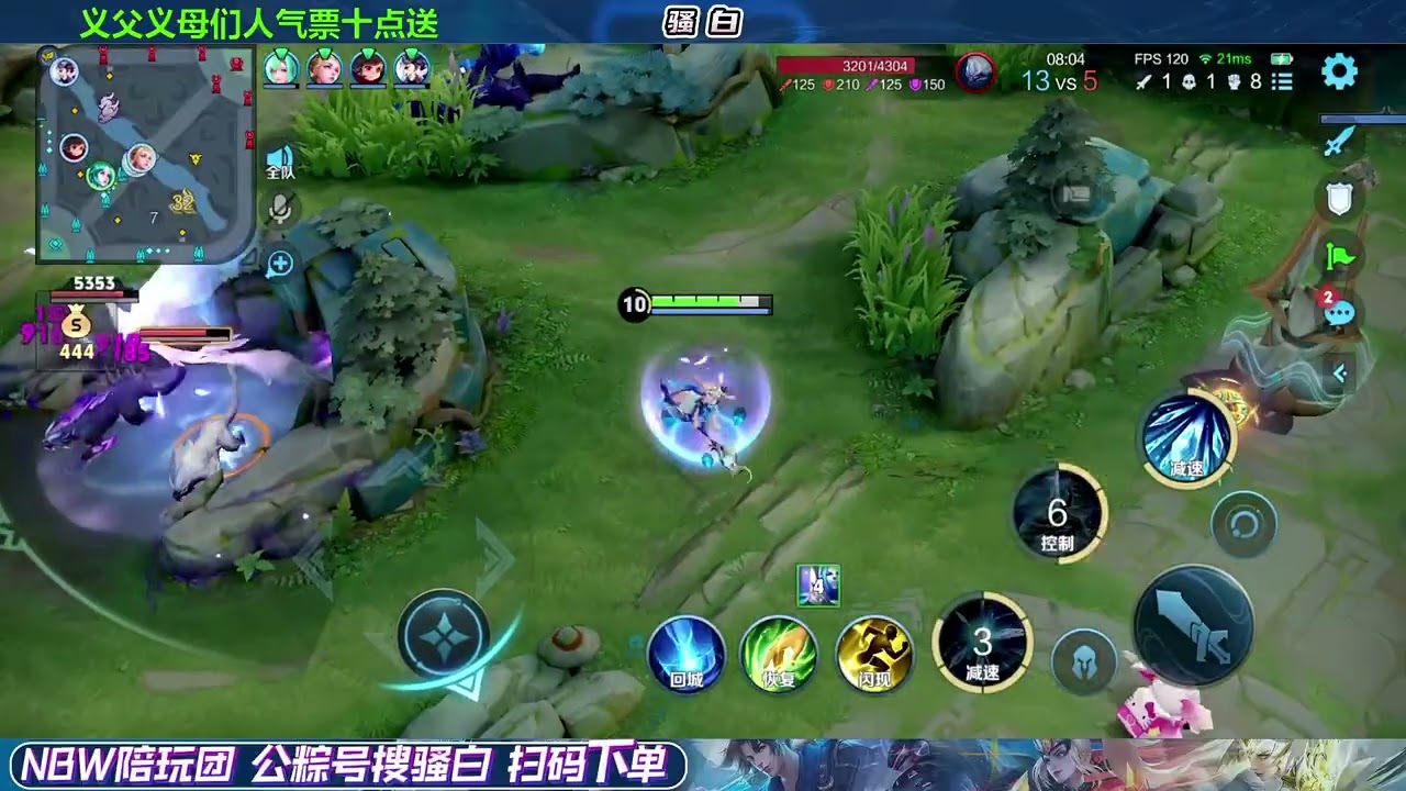 【王者荣耀骚白】骚白当陪玩系列 11月10日直播完整版