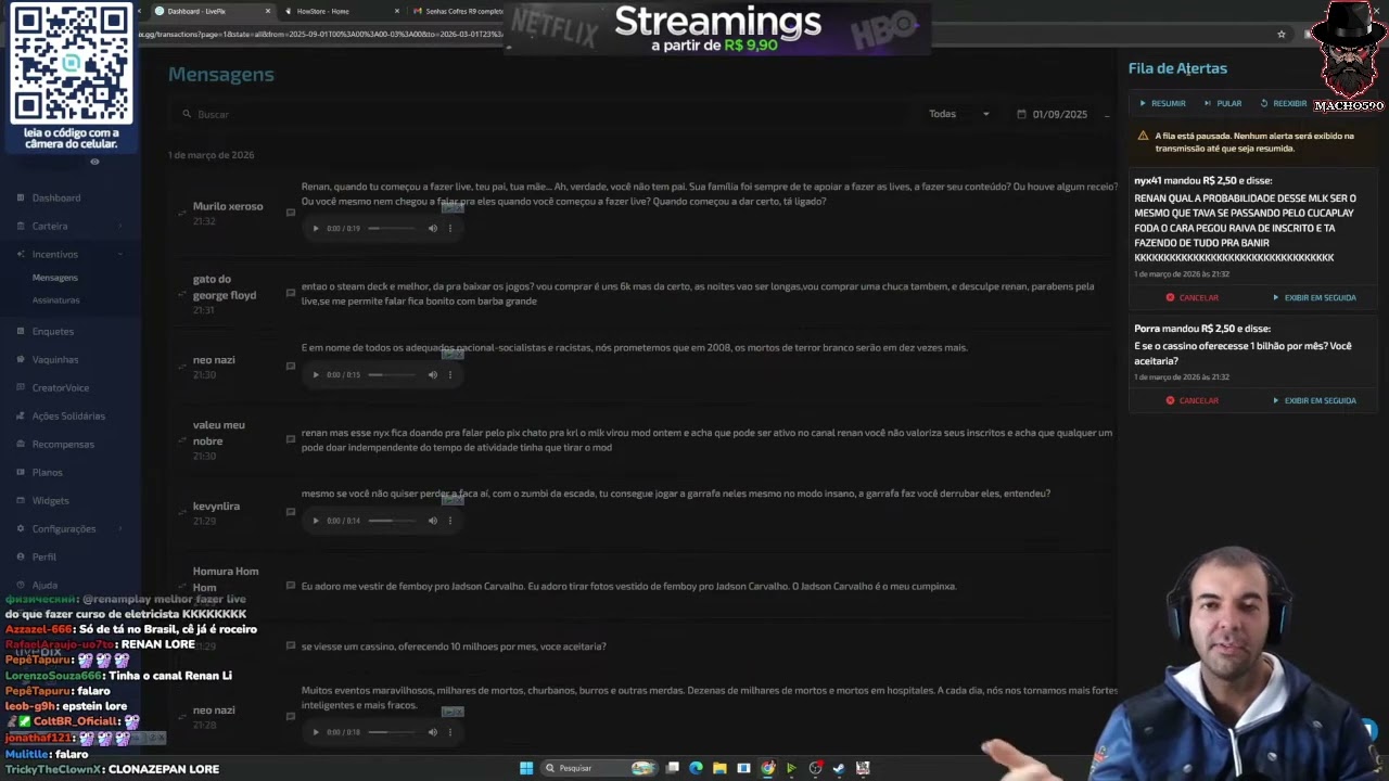 RENANPLAY FALA O QUE SEUS PAIS ACHAVAM QUANDO COMEÇOU A FAZER LIVES!