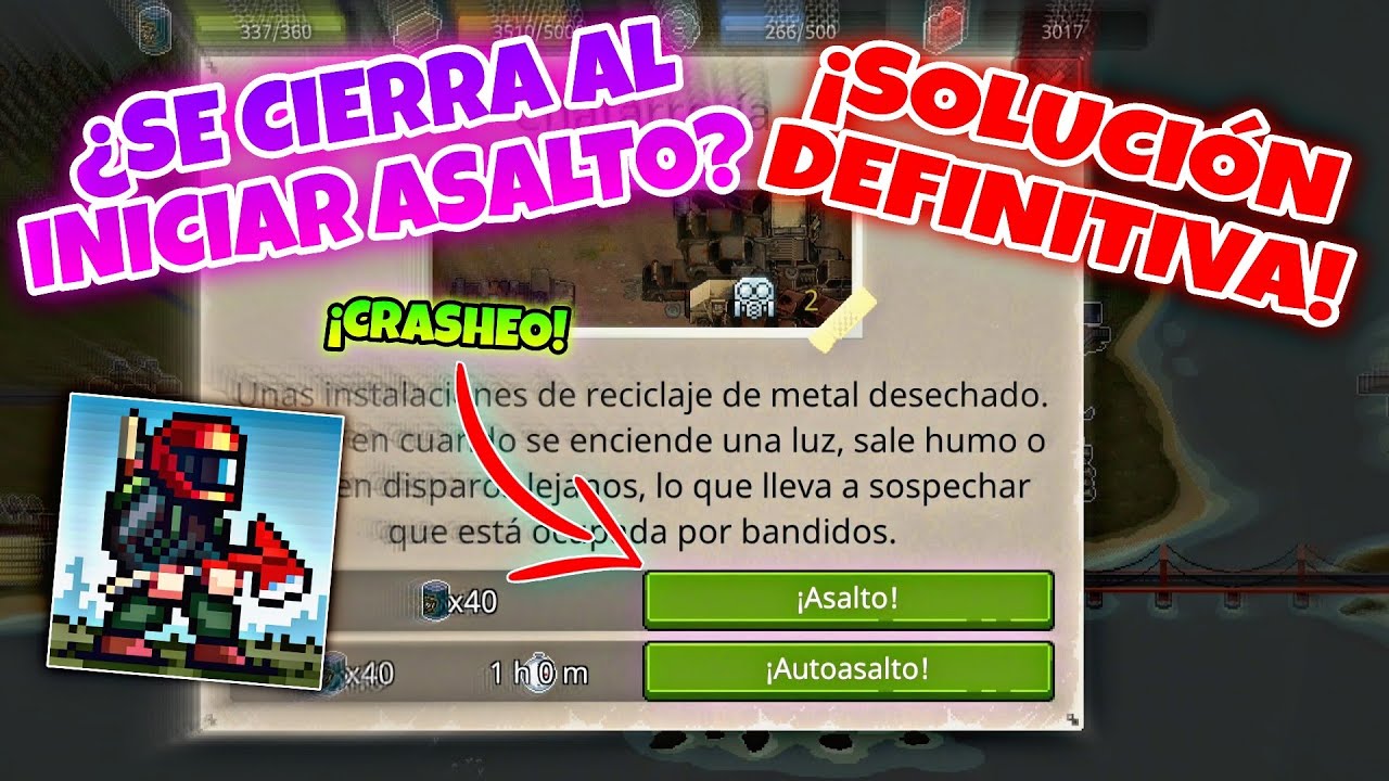 ¡COMO SOLUCIONAR BUG se CIERRA el JUEGO TRAS INICIAR ASALTO! | MINI DAYZ 2 | Alexz.