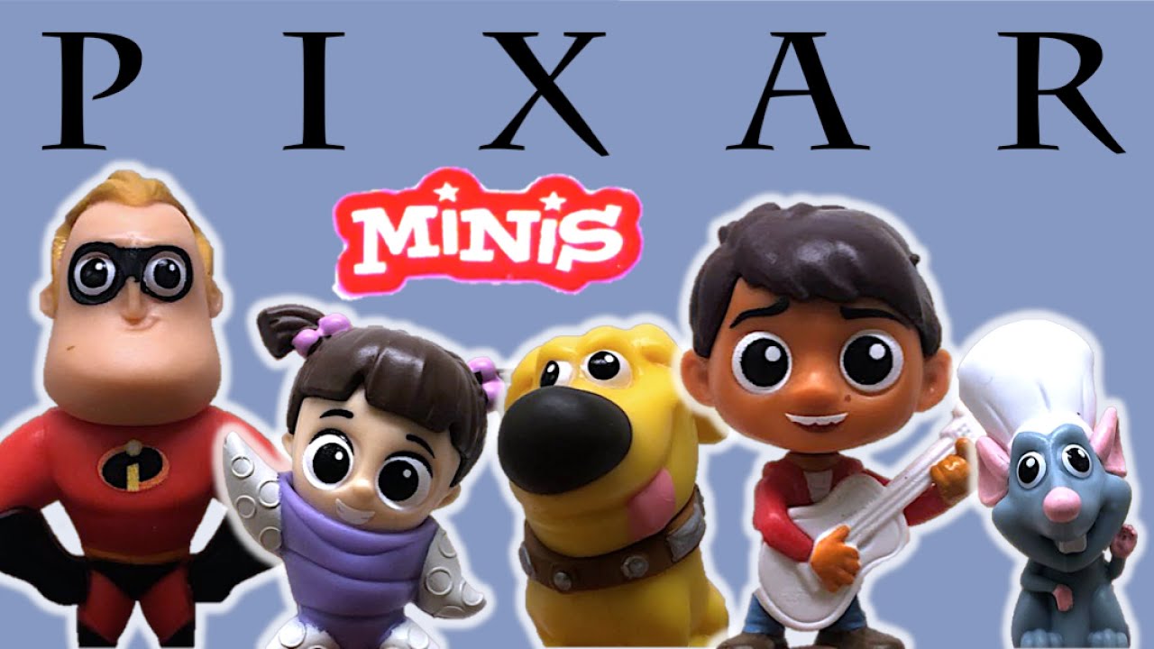 Abrimos los MINIS de PIXAR Serie 2 - HÉROES | Miguel, Boo, Dug, Remy, Mr Increíble 