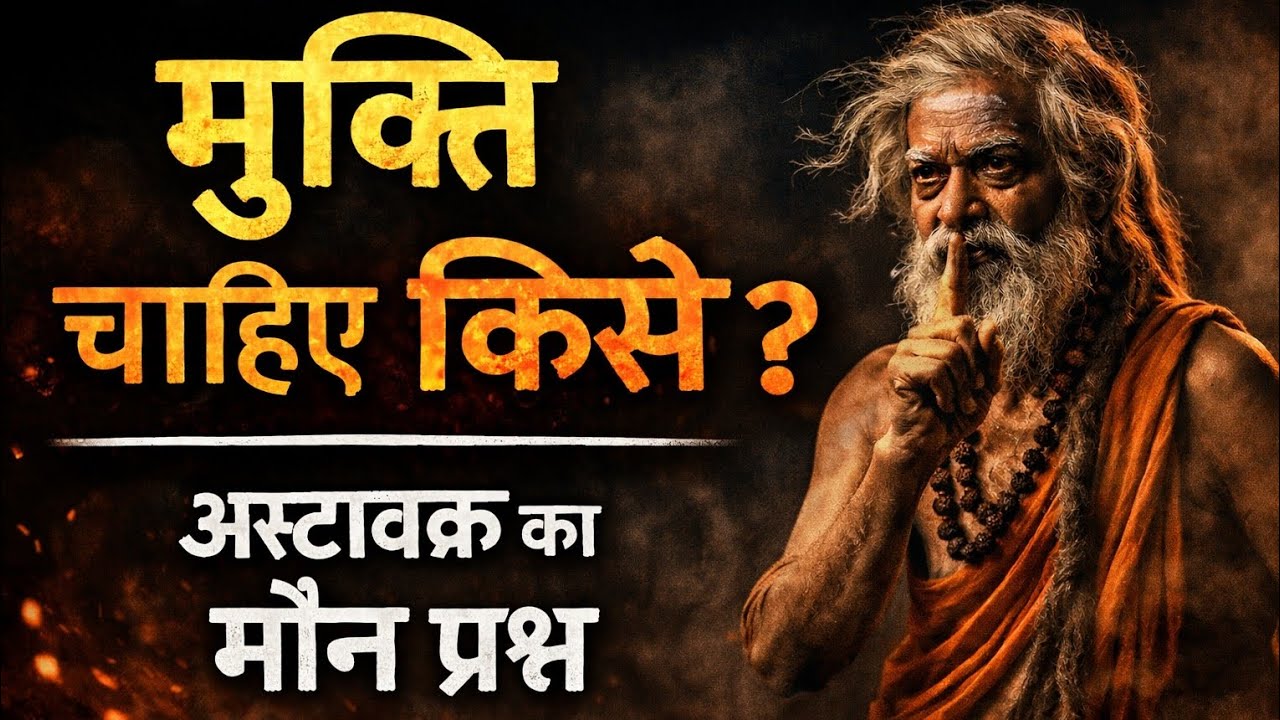 🌌 मुक्ति चाहिए किसे? — अष्टावक्र का मौन प्रश्न ! 