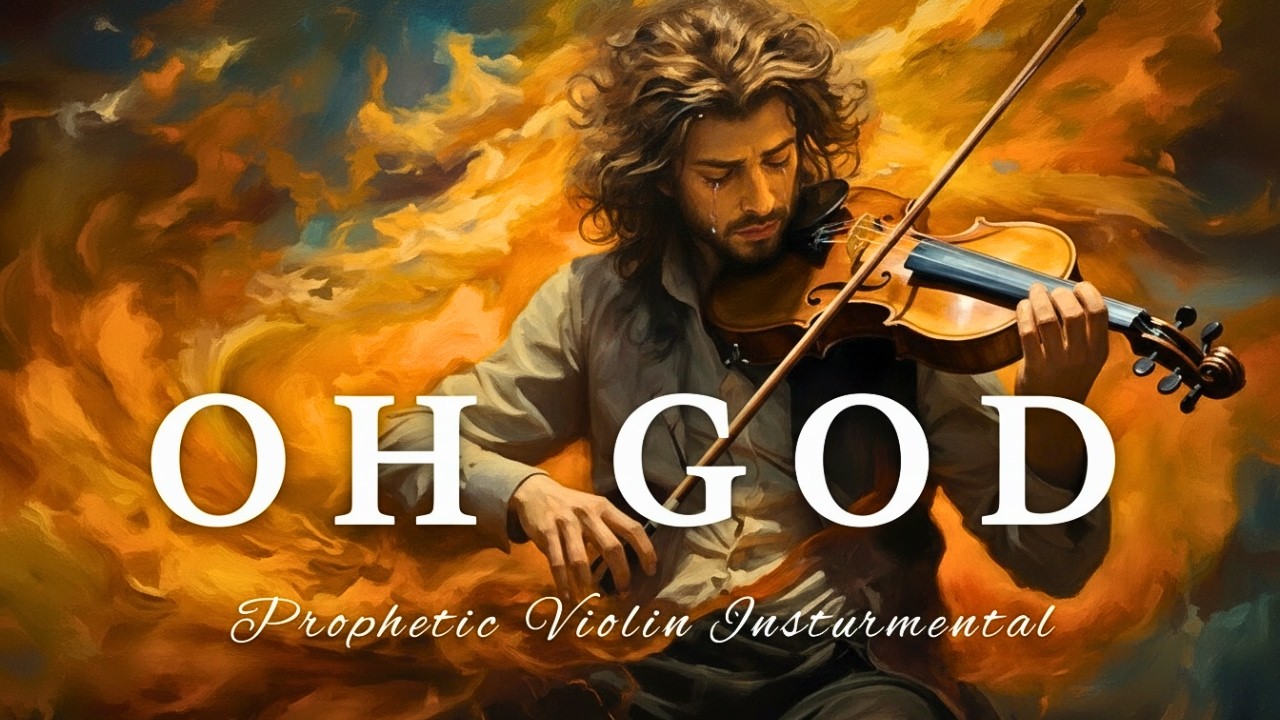 OH GOD PROPHETIC VIOLIN WORSHIP INSTRUMENTAL/BACKGROUND PRAYER MUSIC WITH BIBLE VERSE