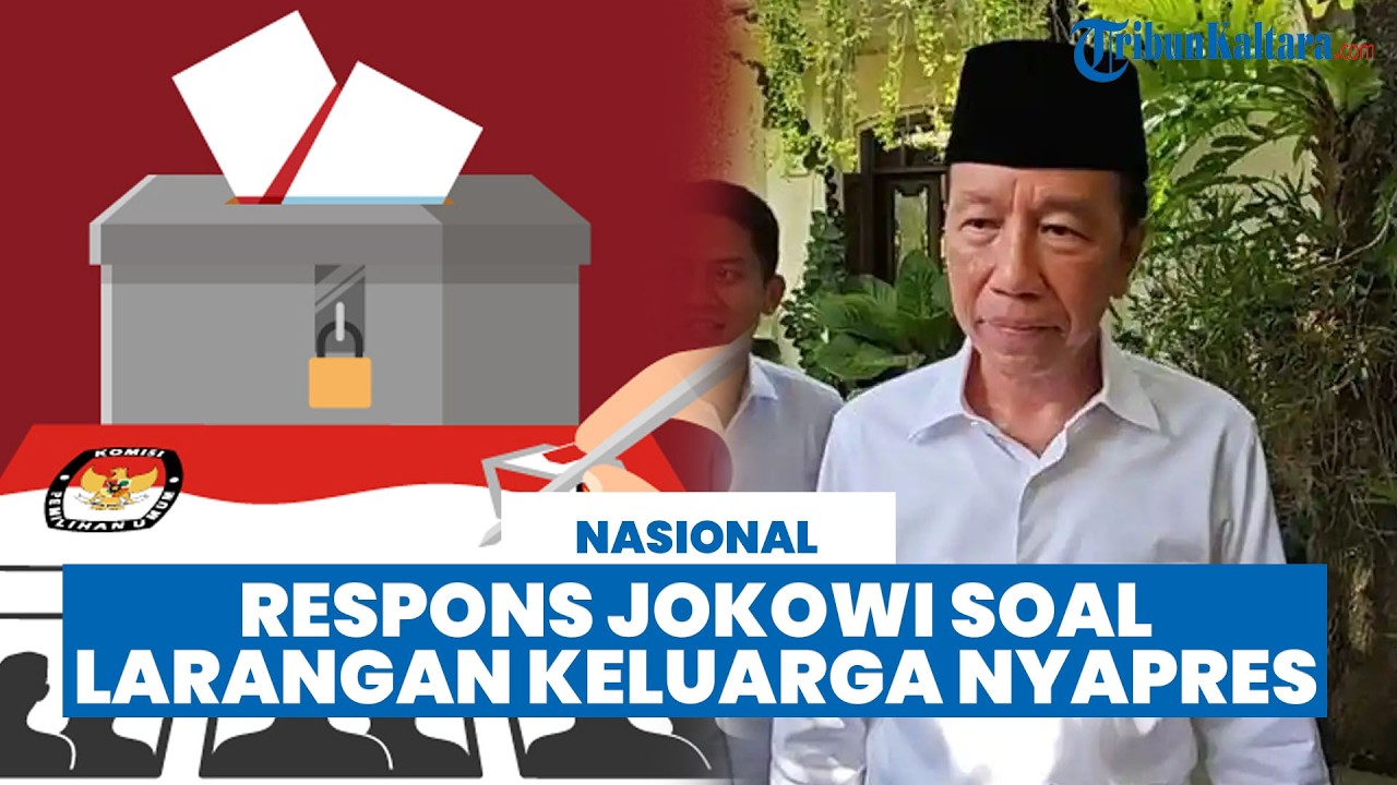 Jokowi Respons Gugatan Larangan Keluarga Presiden Nyapres Tegaskan Semua Warga Punya Hak yang Sama